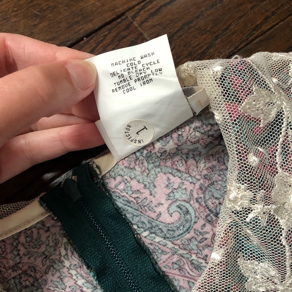 *VGUC* Rare Editions Girls 7 Vintage Purple Paisley Short-Sleeved A-Line Dress - Picture 6 of 15
